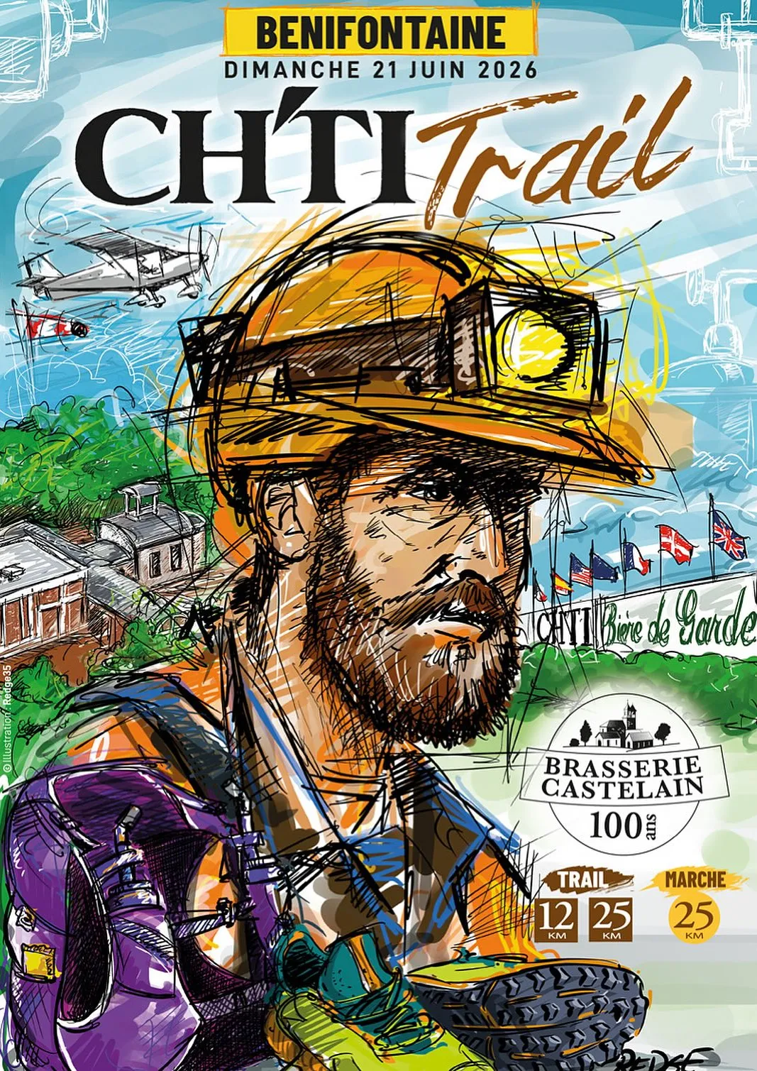 Affiche de Ch'ti Trail 2026